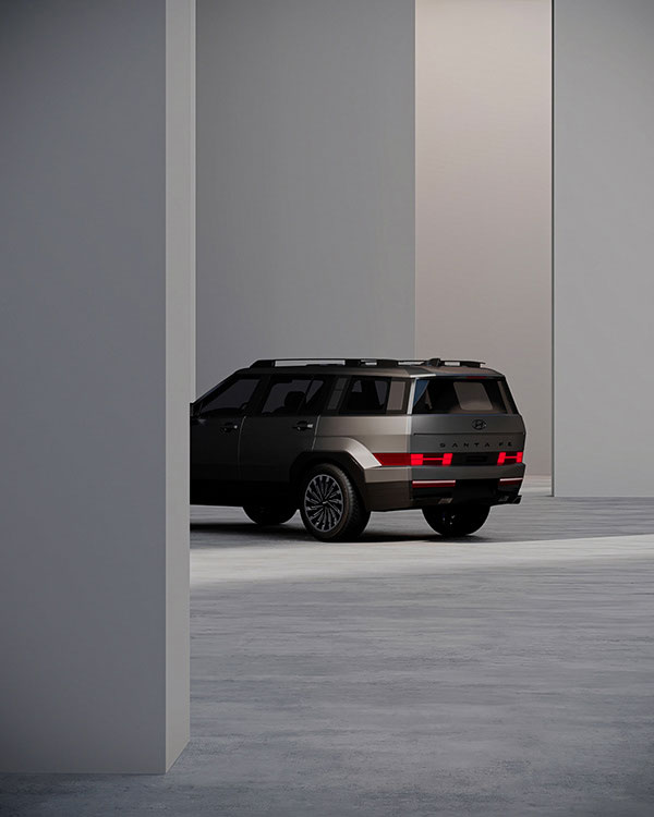 Hyundai Santa Fe 2025 CGI — product visualization, image 5